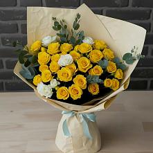 Букет цветов из:  Розы #REPLACE_PRED# Горноуральский