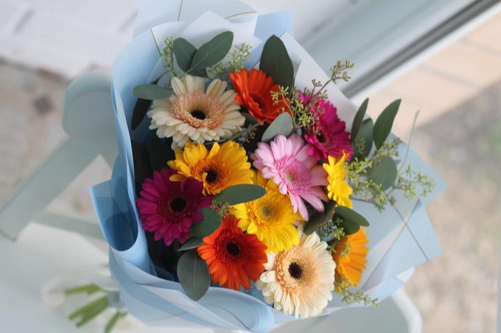 Букет цветов из: Герберы в Горноуральский