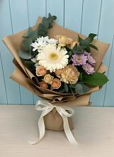 Букет цветов из:  Герберы и Хризантемы в Горноуральский