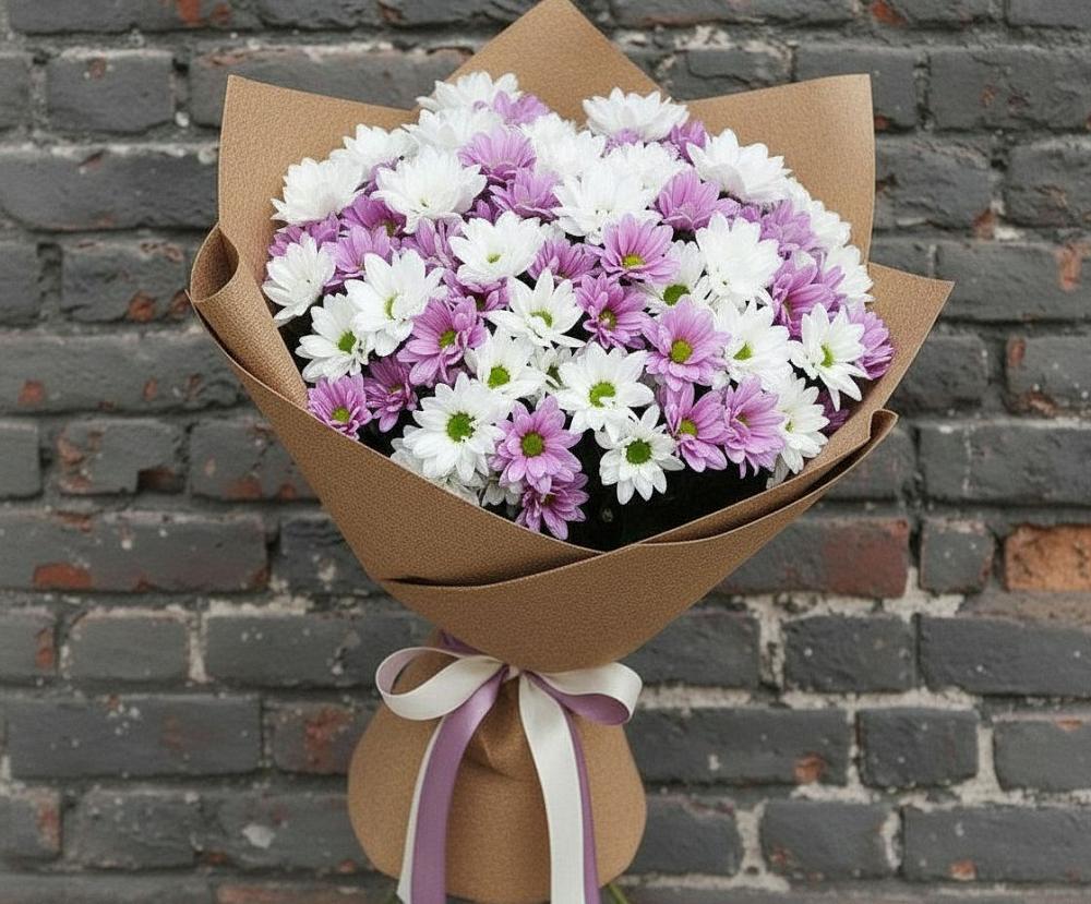 Букет цветов из: Хризантемы в Горноуральский