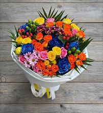Букет цветов из:  Розы и Хризантемы в Горноуральский