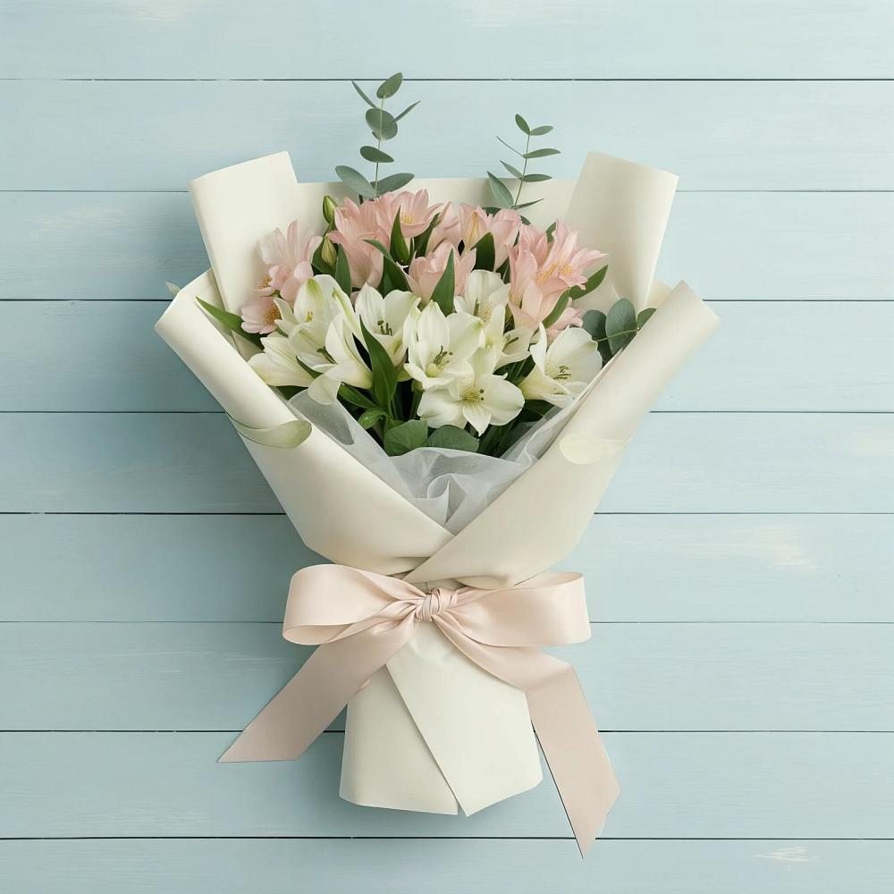 Букет цветов из: Альстромерии в Горноуральский